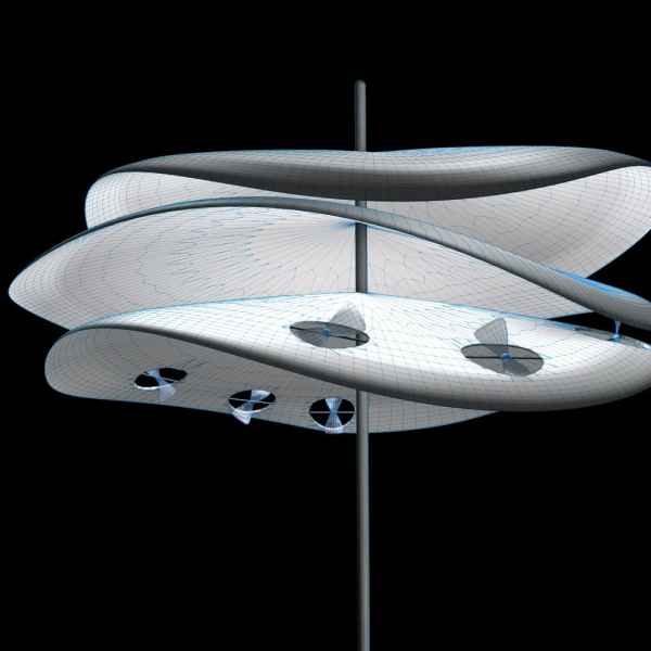 2 Virgin of the Gas. Windmill Umbrella, 2012